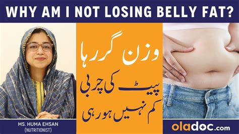 why am i losing weight but not belly fat woman